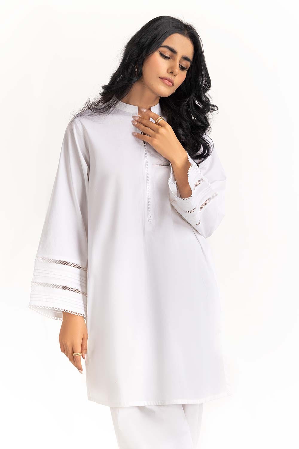 2 Piece Dyed Cotton Kurti With Trouser IPS-23-24