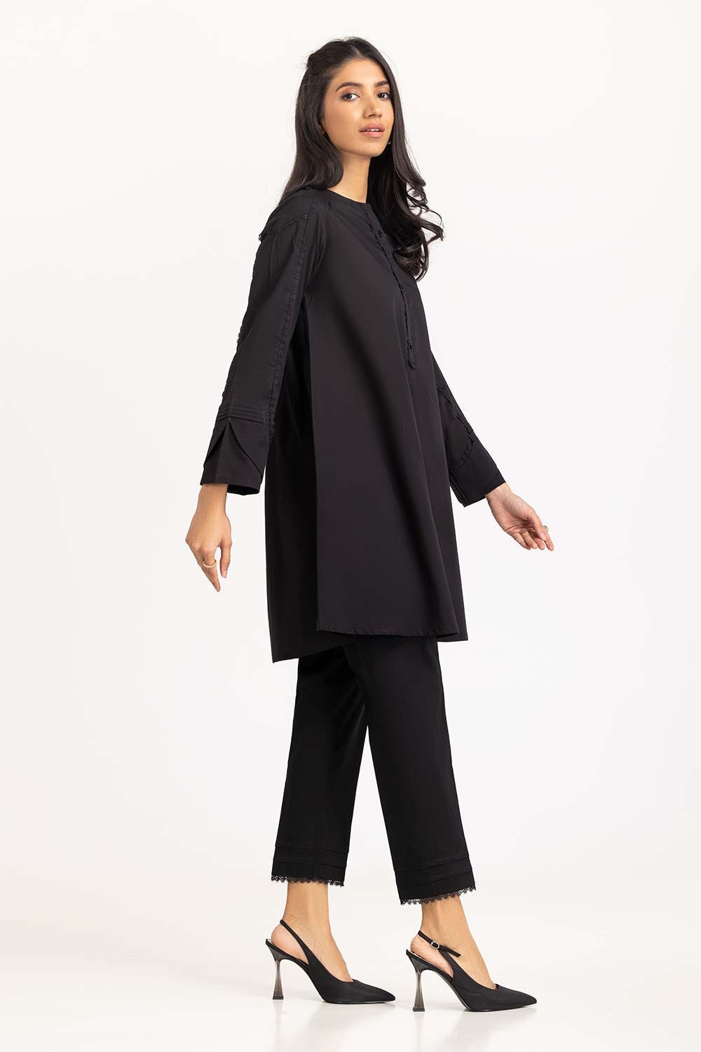 2 Piece Cambric Embellished Shirt with Trouser IPS-23-29
