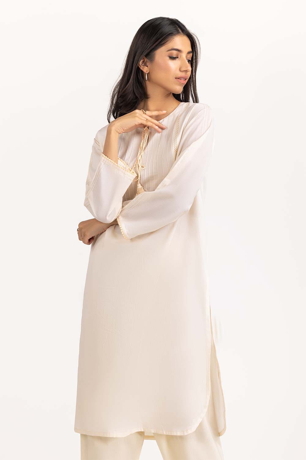 2 Piece Cambric Embellished Shirt with Shalwar IPS-23-32