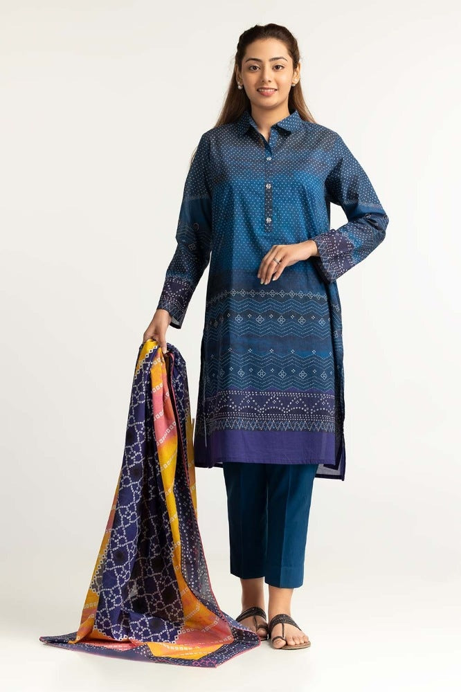 Digital Printed Cambric Suit IPS-23-40