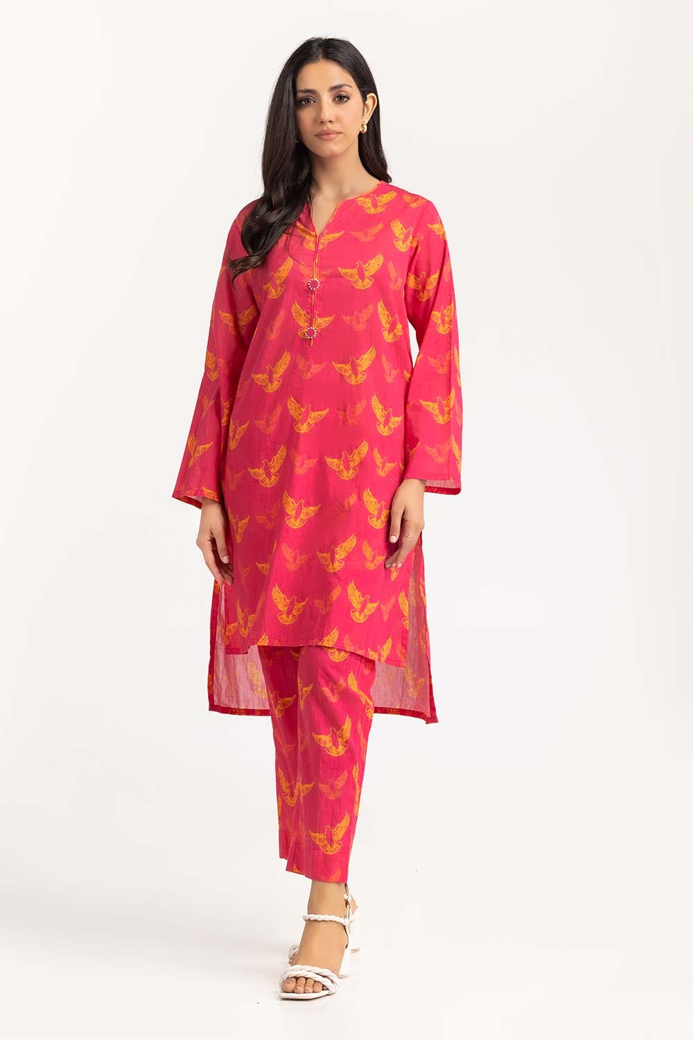 2 Piece Printed Cambric Shirt With Trouser IPS-23-43