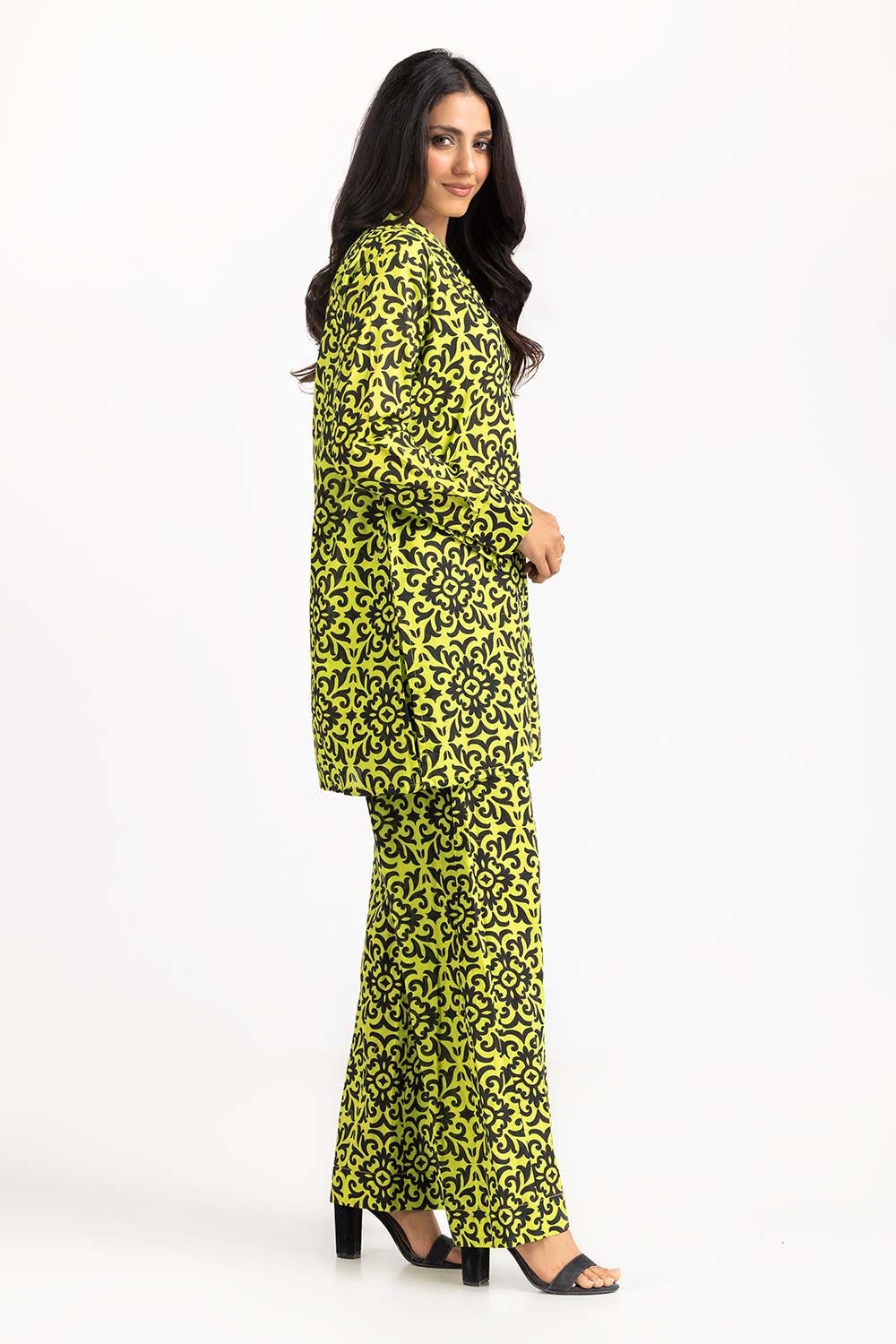 2 Piece Printed Cambric Shirt With Trouser IPS-23-45
