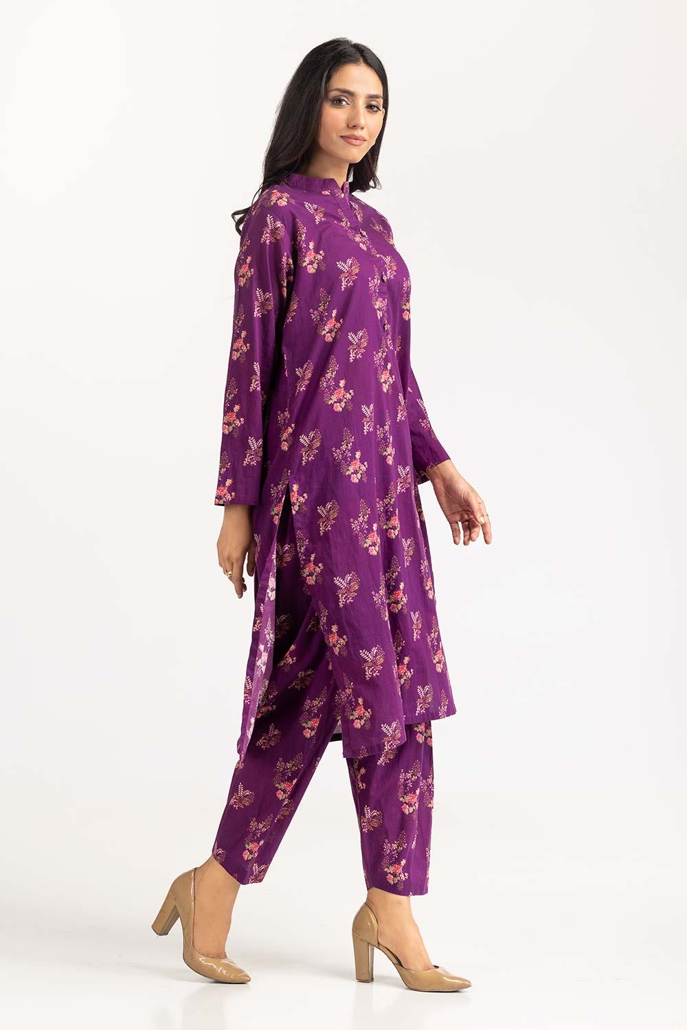 2 Piece Digital Printed Cambric Shirt With Shalwar IPS-23-47