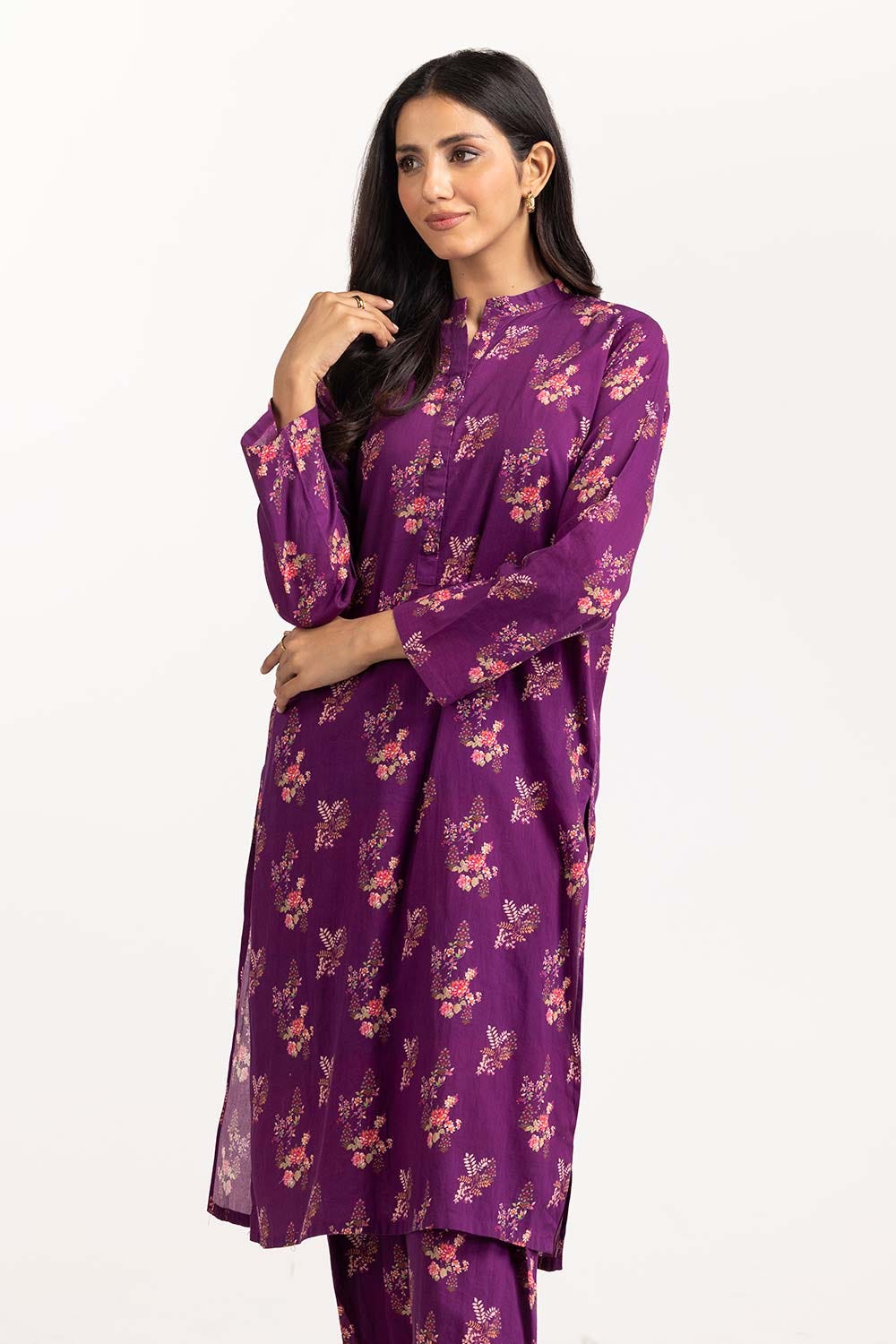 2 Piece Digital Printed Cambric Shirt With Shalwar IPS-23-47