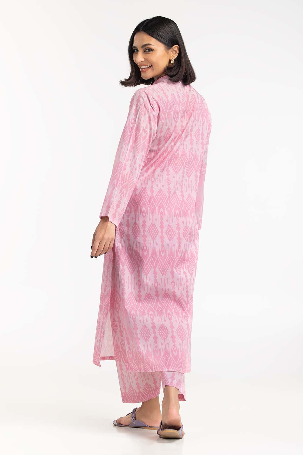 2 Piece Printed Cambric Shirt With Shalwar IPS-23-49