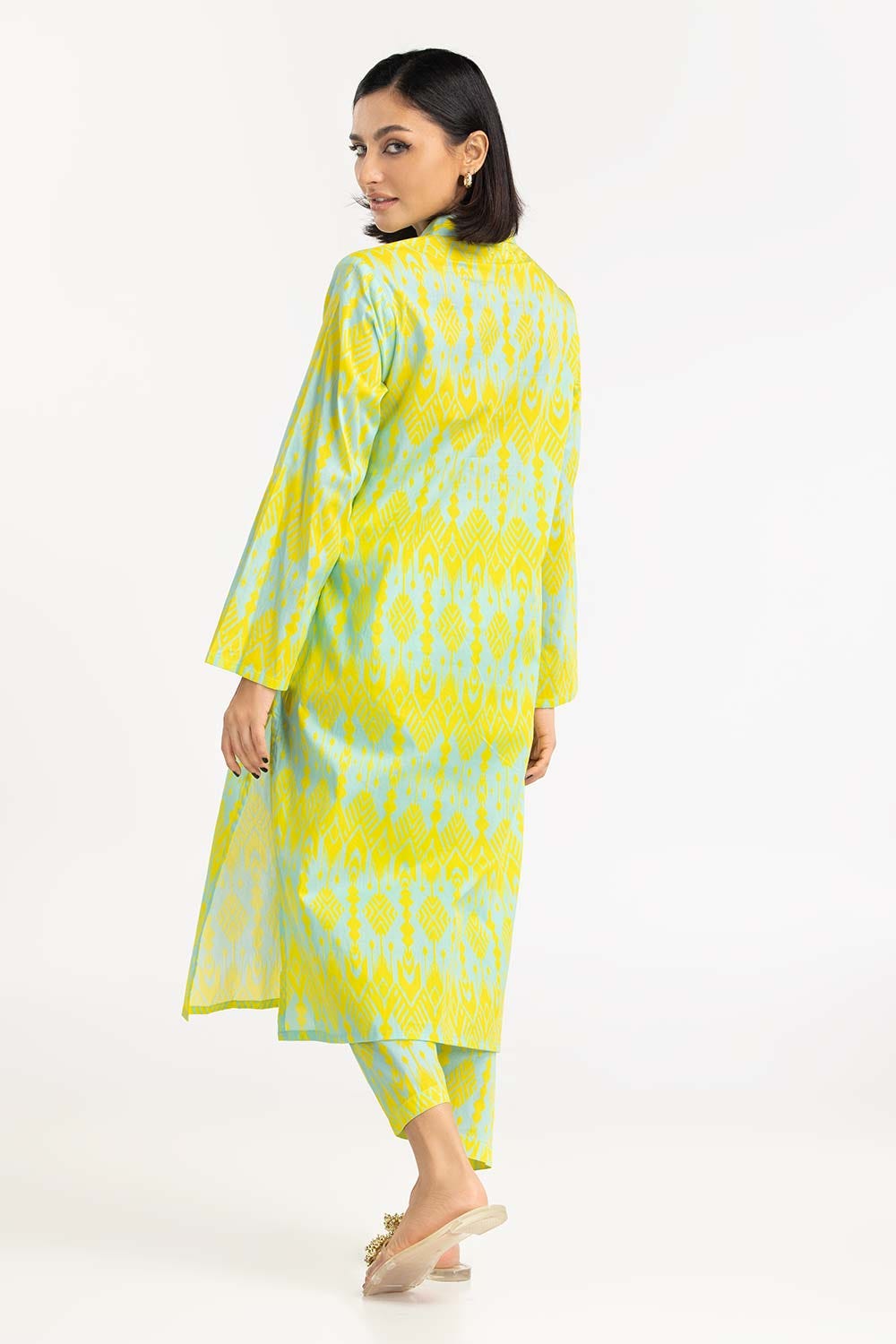 2 Piece Printed Cambric Shirt With Shalwar IPS-23-50