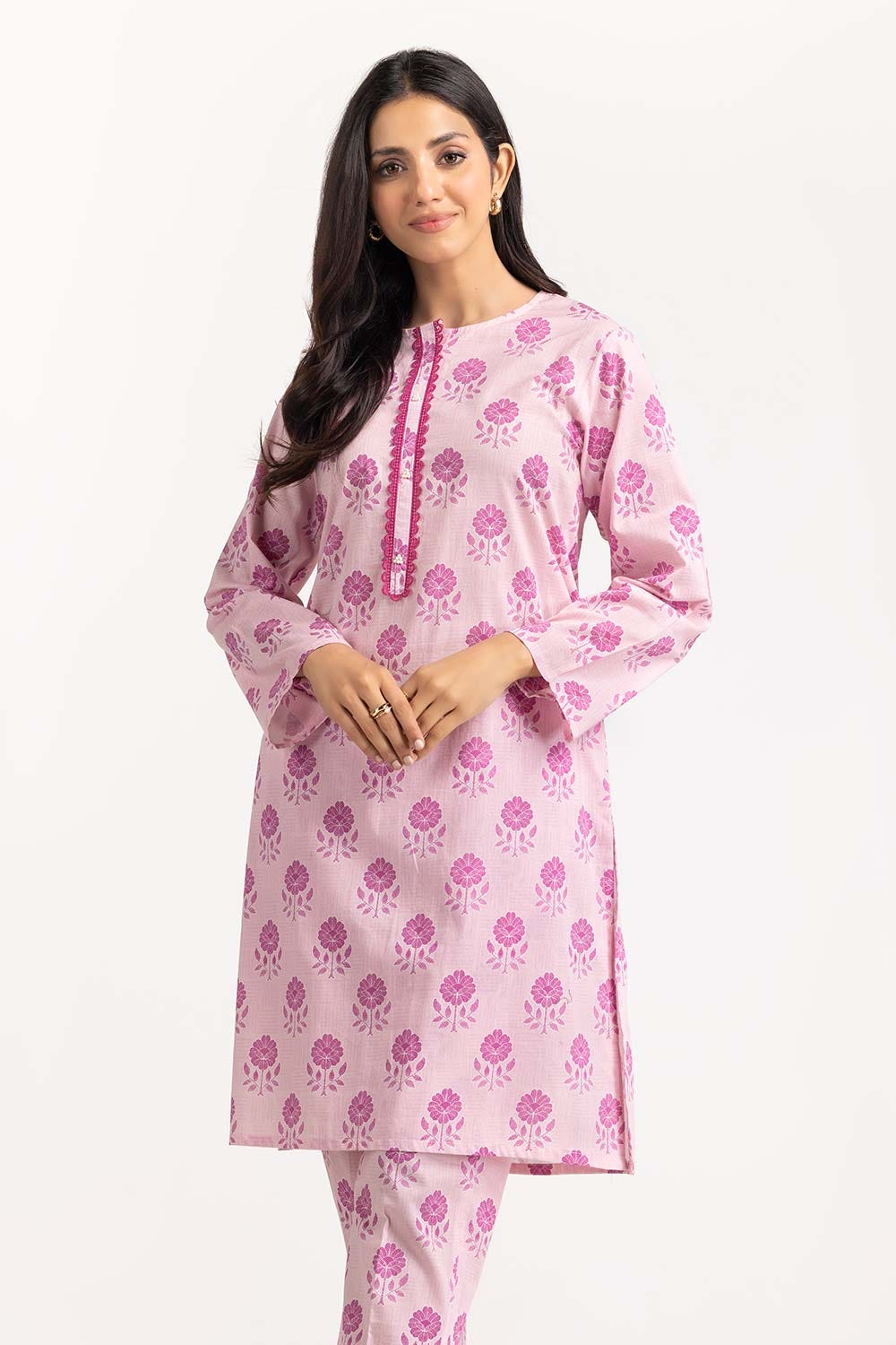 2 Piece Digital Printed Cambric Shirt With Trouser IPS-23-53