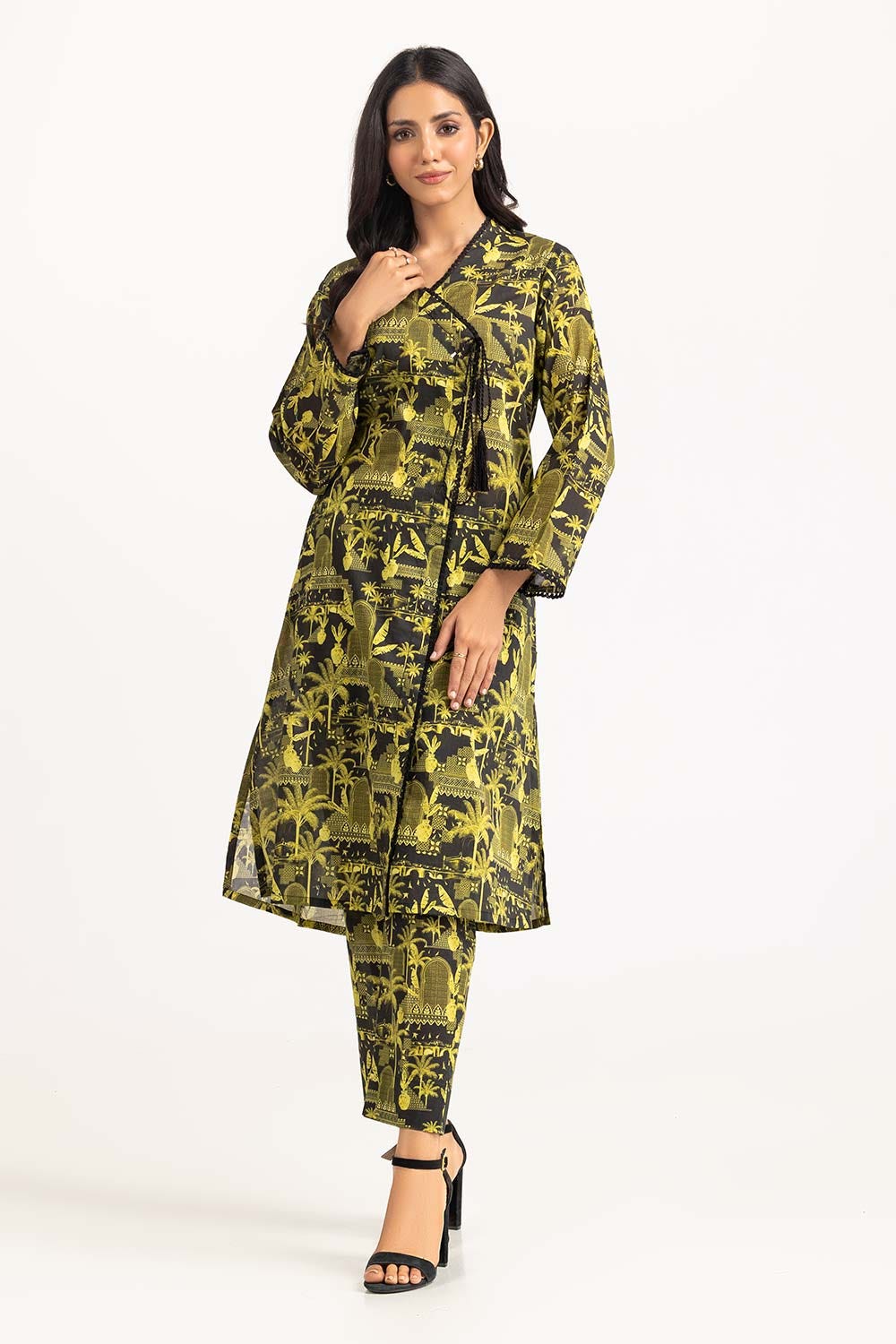 2 Piece Printed Cambric Shirt With Trouser IPS-23-55