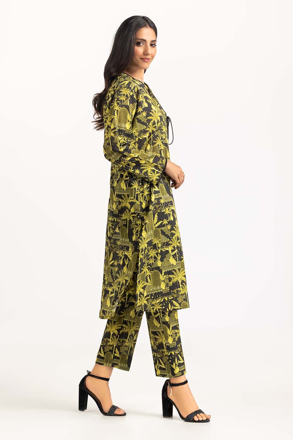 2 Piece Printed Cambric Shirt With Trouser IPS-23-55