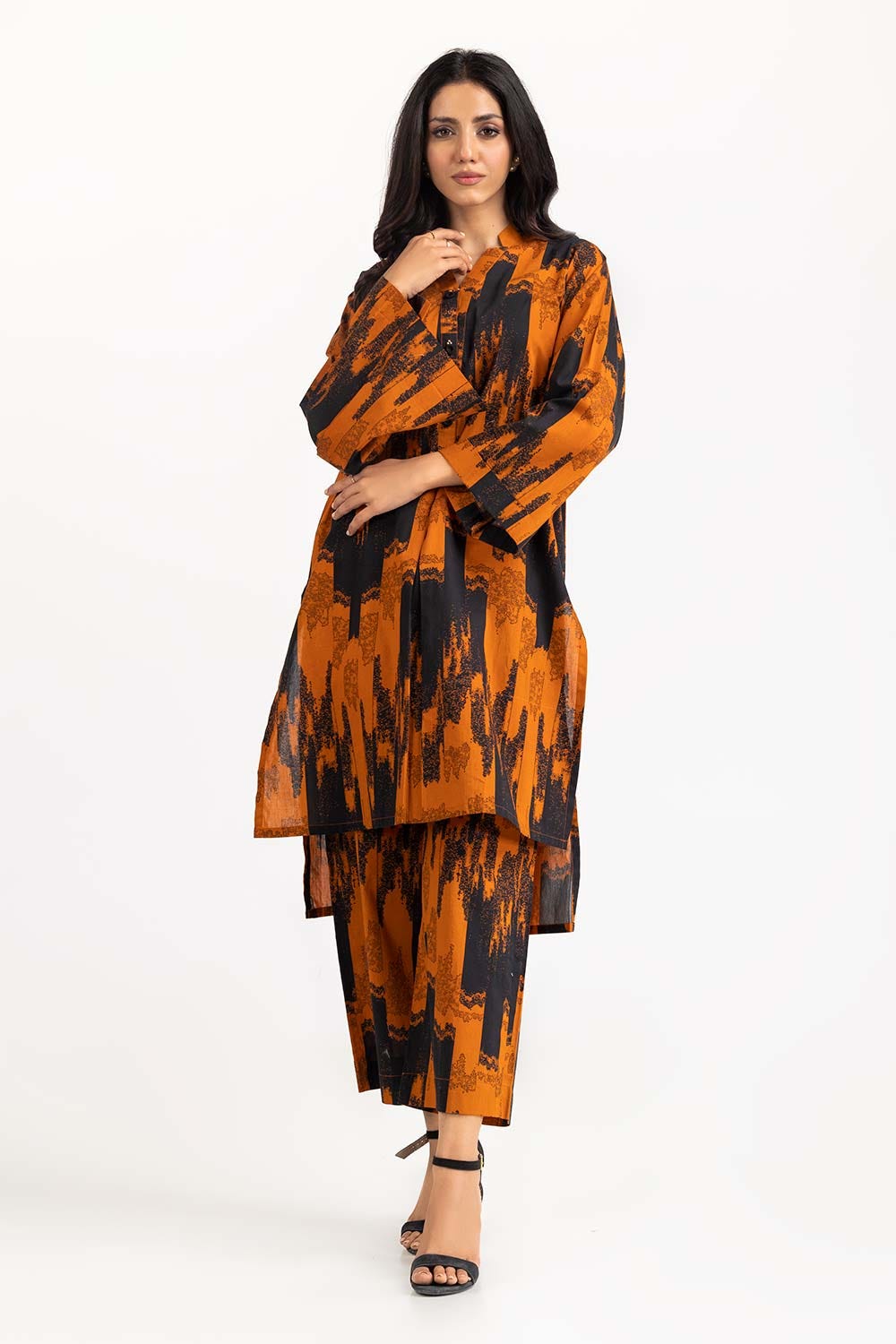 2 Piece Digital Printed Cambric Shirt With Trouser IPS-23-57