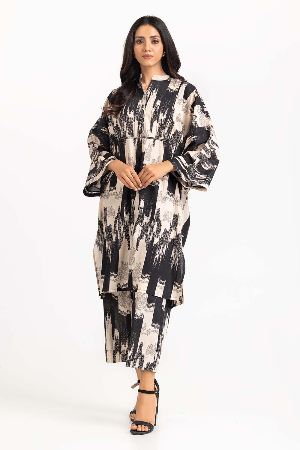 2 Piece Digital Printed Cambric Shirt With Trouser IPS-23-58