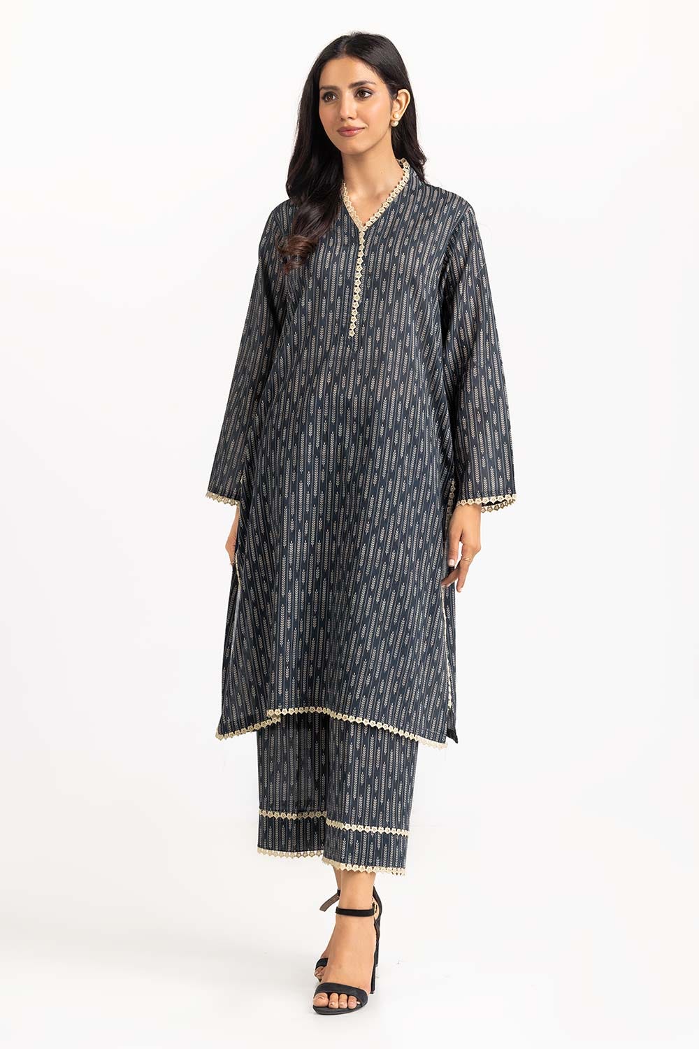 2 Piece Digital Printed Cambric Shirt with Trouser IPS-23-59