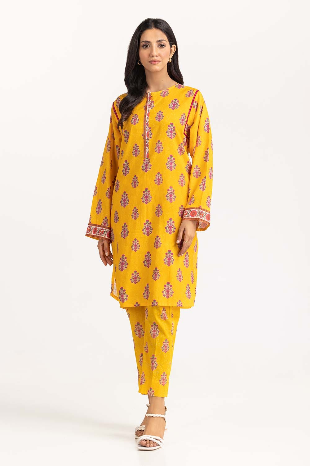 2 Piece Printed Cambric Shirt With Trouser IPS-23-60
