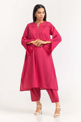 2 Piece Cambric Embellished Shirt with Trouser IPS-23-61