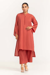 2 Piece Cambric Embellished Shirt With Trouser IPS-23-64