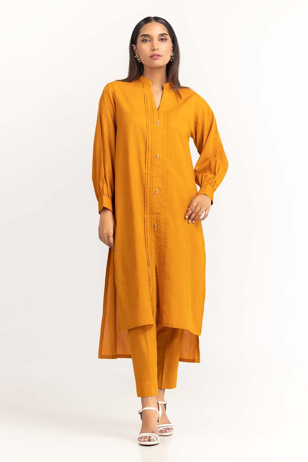 2 Piece Cambric Embellished Shirt with Trouser IPS-23-68