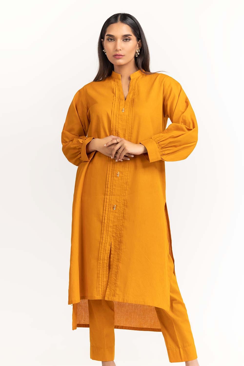 2 Piece Cambric Embellished Shirt with Trouser IPS-23-68