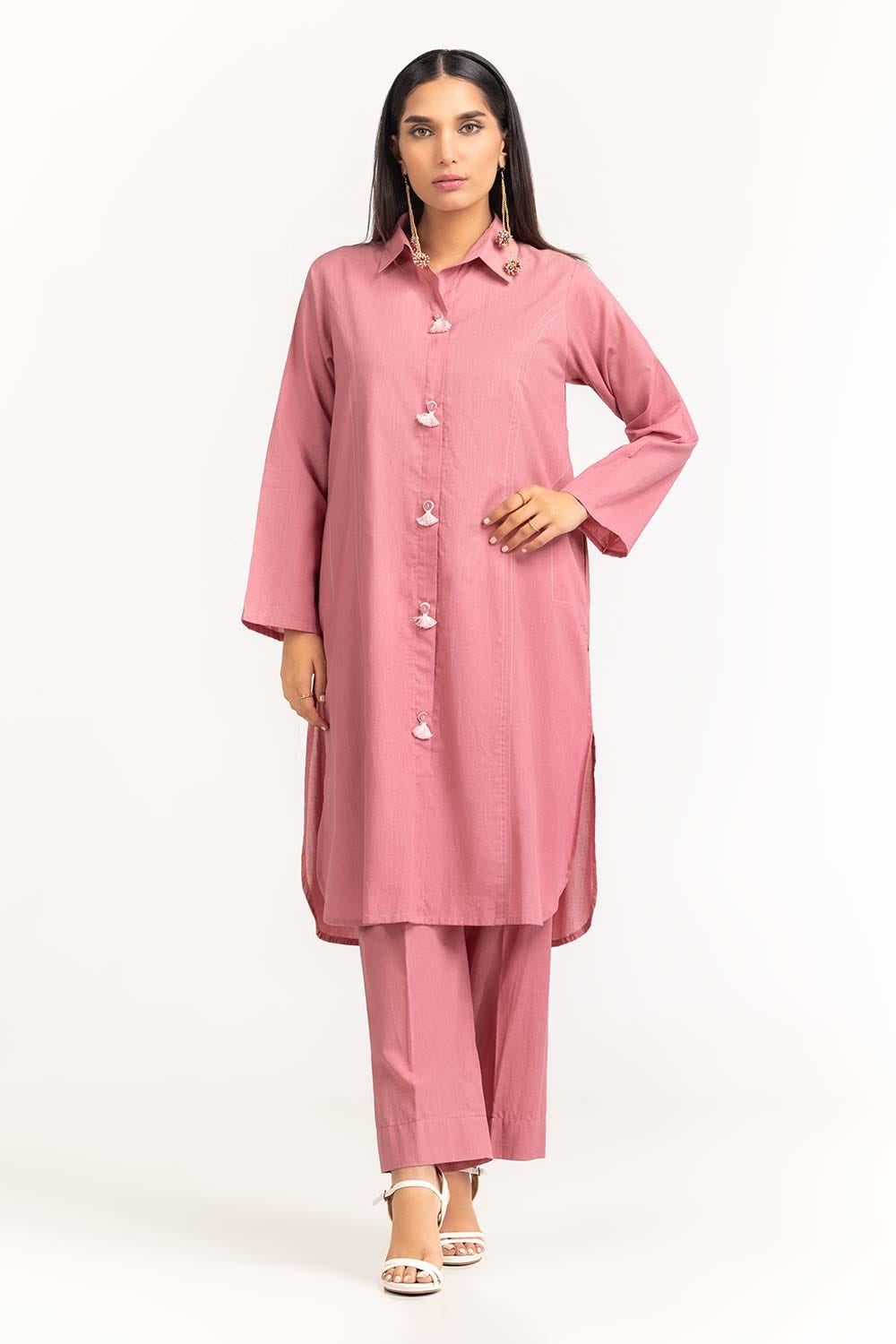 2 Piece Dyed Cambric Shirt With Trouser IPS-23-69