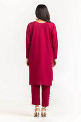 2 Piece Dyed Cambric Embelished Shirt With Trouser IPS-23-72