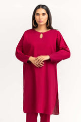 2 Piece Dyed Cambric Embelished Shirt With Trouser IPS-23-72