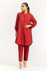 Dyed Cambric Embelished Shirt With Trouser IPS-23-74