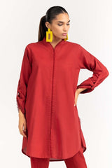 Dyed Cambric Embelished Shirt With Trouser IPS-23-74