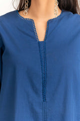2 Piece Cambric Embellished Shirt With Trouser IPS-23-76