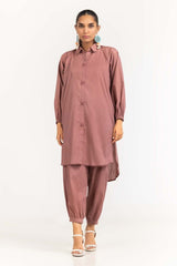Dyed Cambric Embelished Shirt With Trouser IPS-23-78
