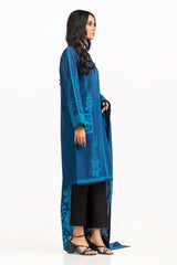 2 Piece Screen Printed Embellished Shirt With Dupatta IPS-23-81