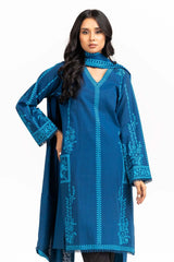 2 Piece Screen Printed Embellished Shirt With Dupatta IPS-23-81
