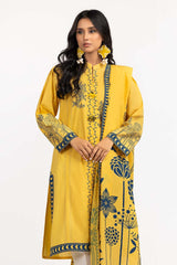 2 Piece Screen Printed Shirt With Dupatta IPS-23-83