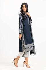 2 Piece Screen Printed Embellished Shirt With Dupatta IPS-23-85
