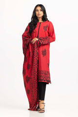 2 Piece  Embellished Shirt With Dupatta IPS-23-86