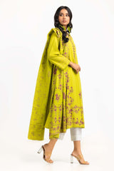 2 Piece Screen Printed Embellished Shirt With Dupatta IPS-23-87