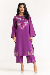 2 Piece Cambric Embroidered Shirt With Trouser IPS-23-90