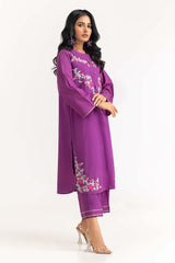 2 Piece Cambric Embroidered Shirt With Trouser IPS-23-90