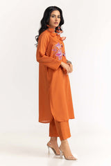 2 Piece Cambric Embroidered Shirt with Trouser ips-23-91