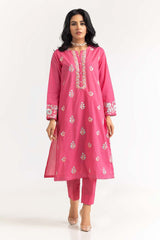 2 Piece Cambric Embroidered Shirt with Trouser IPS-23-92