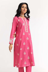 2 Piece Cambric Embroidered Shirt with Trouser IPS-23-92