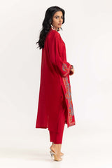 2 Piece Cambric Embroidered Shirt With Trouser IPS-23-93
