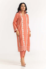 2 Piece Dyed Embroidered Cambric Shirt with Shalwar IPS-23-95