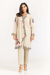 2 Piece Cambric Embroidered Shirt With Trouser IPS-23-98