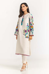 2 Piece Dyed Cambric Embroidered Shirt With Trouser IPS-23-99