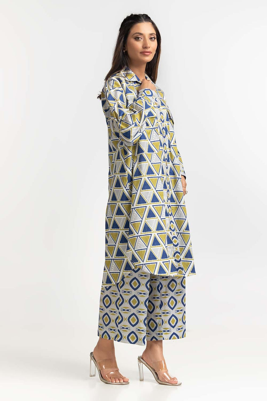 Digital Printed Dobby Shirt And Trouser