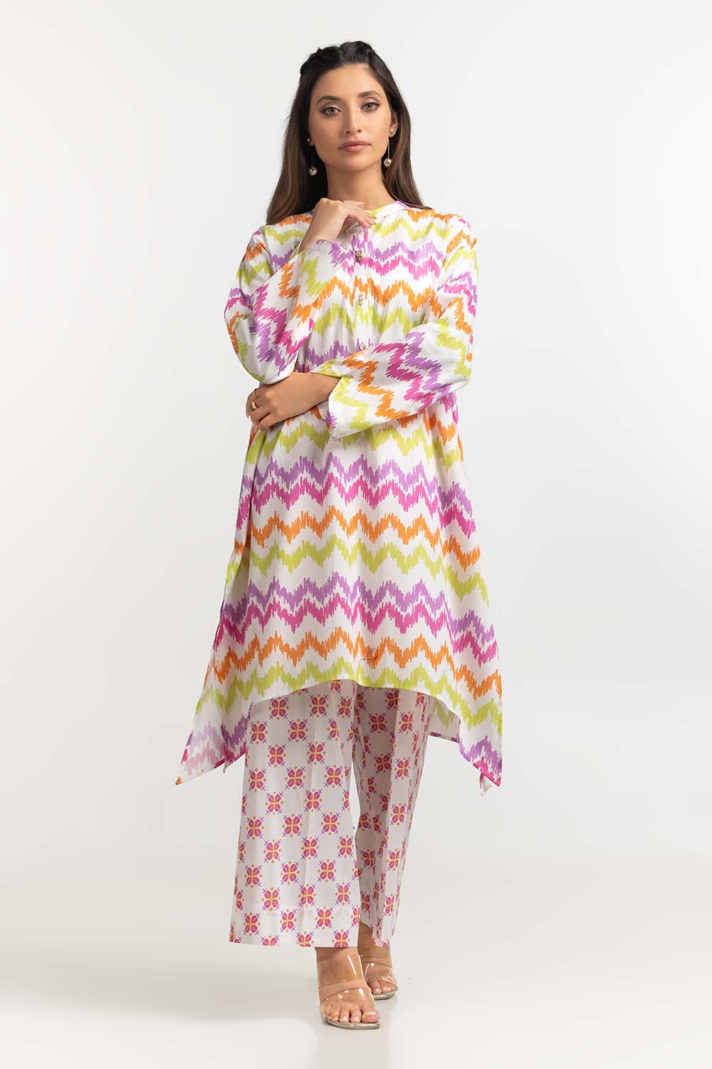 Digital Printed Dobby Shirt And Trouser IPS-24-03