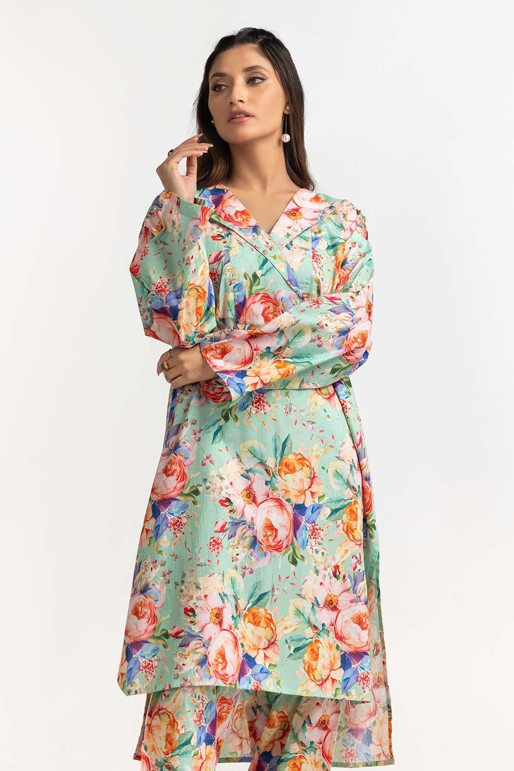Digital Printed Dobby Shirt And Trouser IPS-24-05