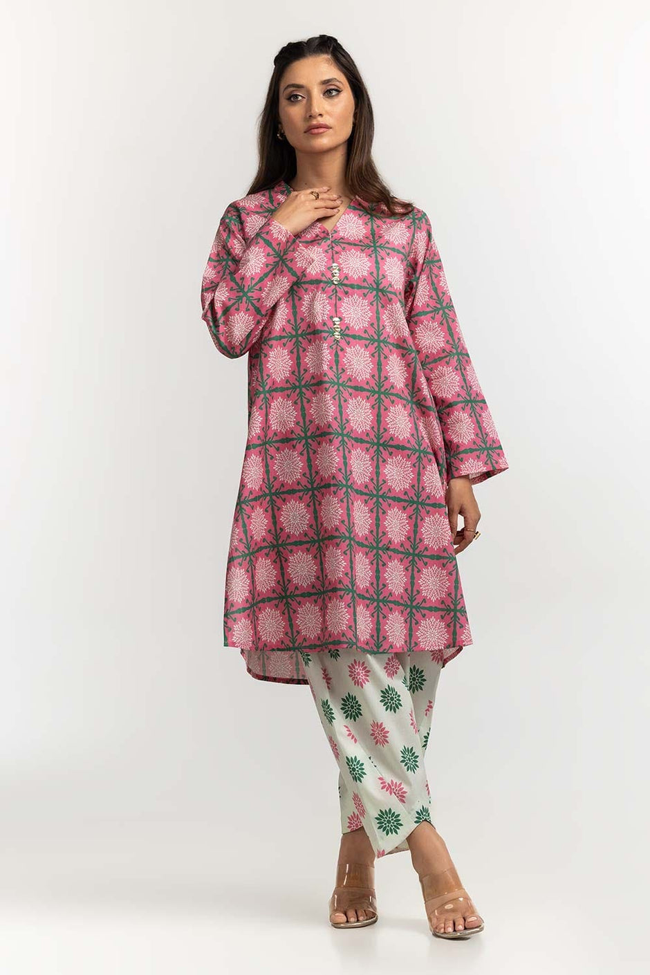 Digital Printed Dobby Shirt And Trouser