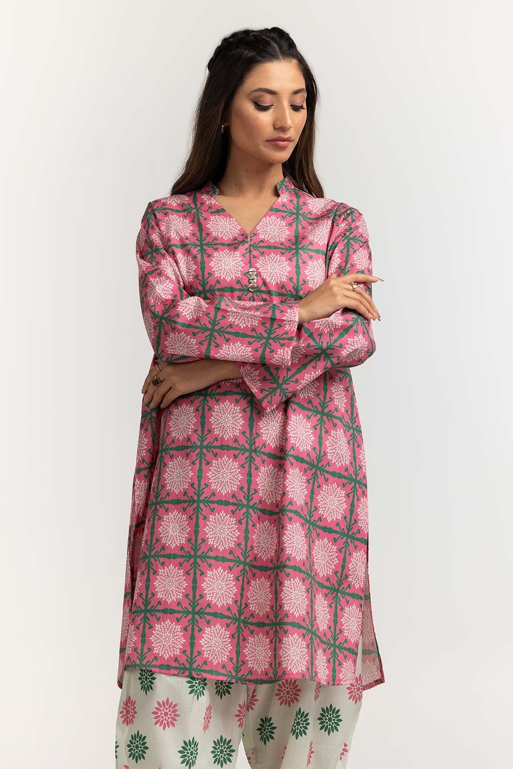 Digital Printed Dobby Shirt And Trouser IPS-24-06
