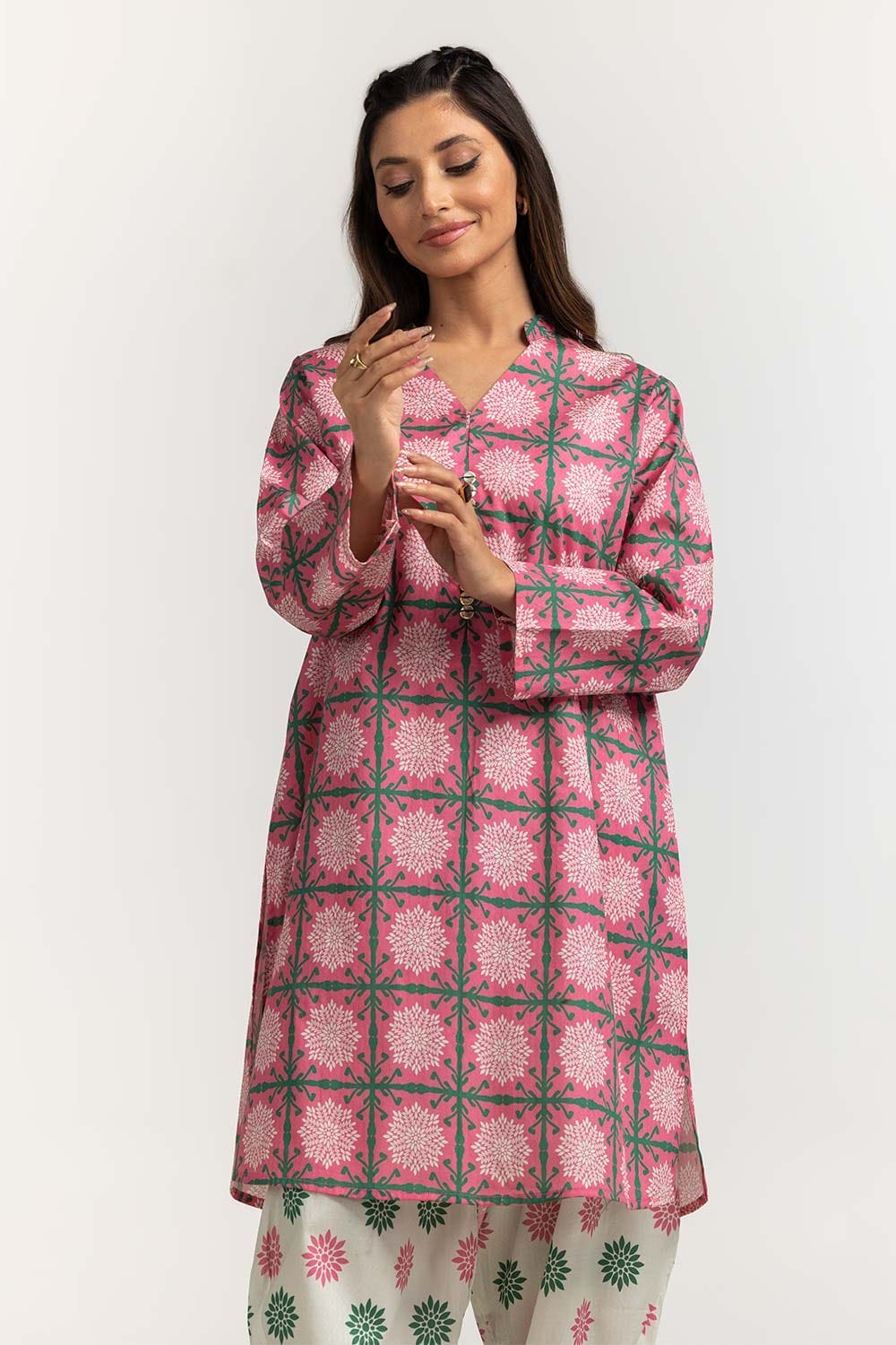 Digital Printed Dobby Shirt And Trouser IPS-24-06