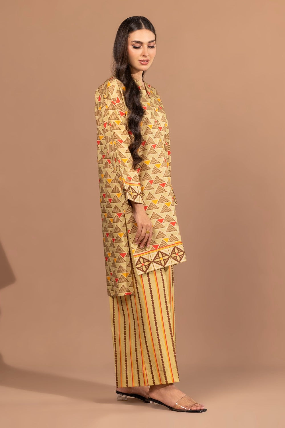 Digital Printed Dobby Shirt And Trouser IPS-24-08